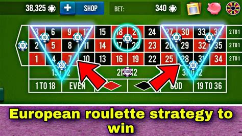 european roulette strategy to win